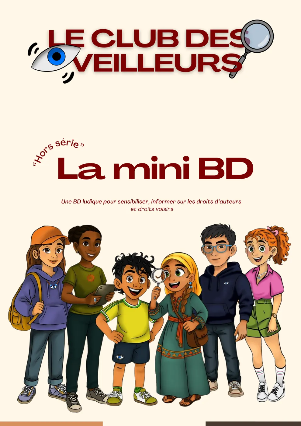 Couverture de la mini BD du Club des Veilleurs